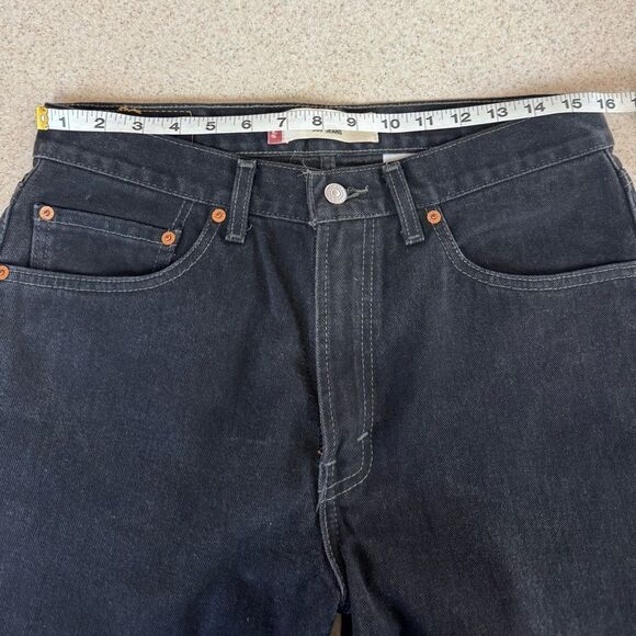 Vintage Levi’s 505 Regular Fit Jeans - Black Wash - 32x32 - Picture 7 of 8